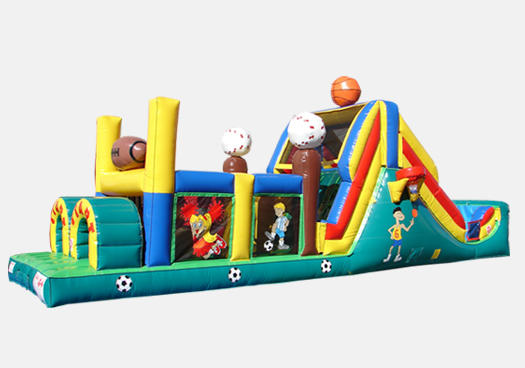 Chicago Sports All Star Inflatable Slide Obstacle Course Rental